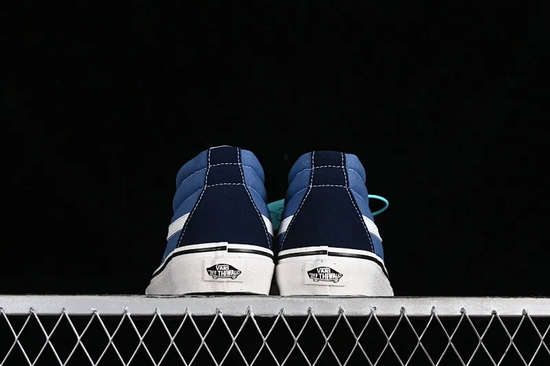 All categories Vans Vans series Vans Mid Vans China Vans Sk8-Mid Vans official navy blue mid-top retro classic casual canvas shoes VN0A391F5TU
